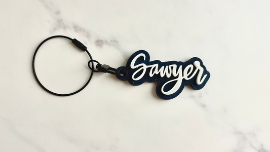Teammate Font Keychain