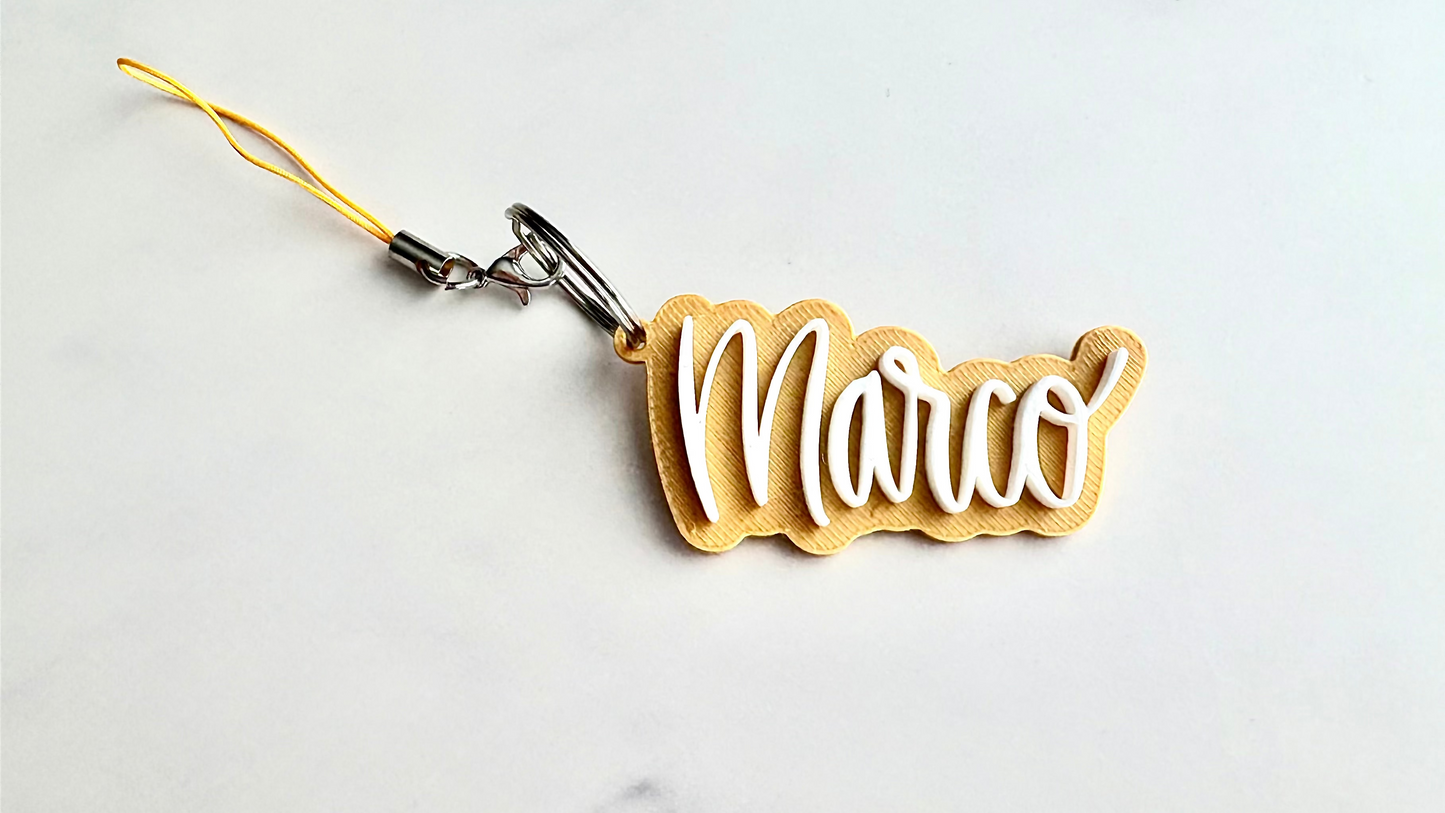 Marco Font Keychain